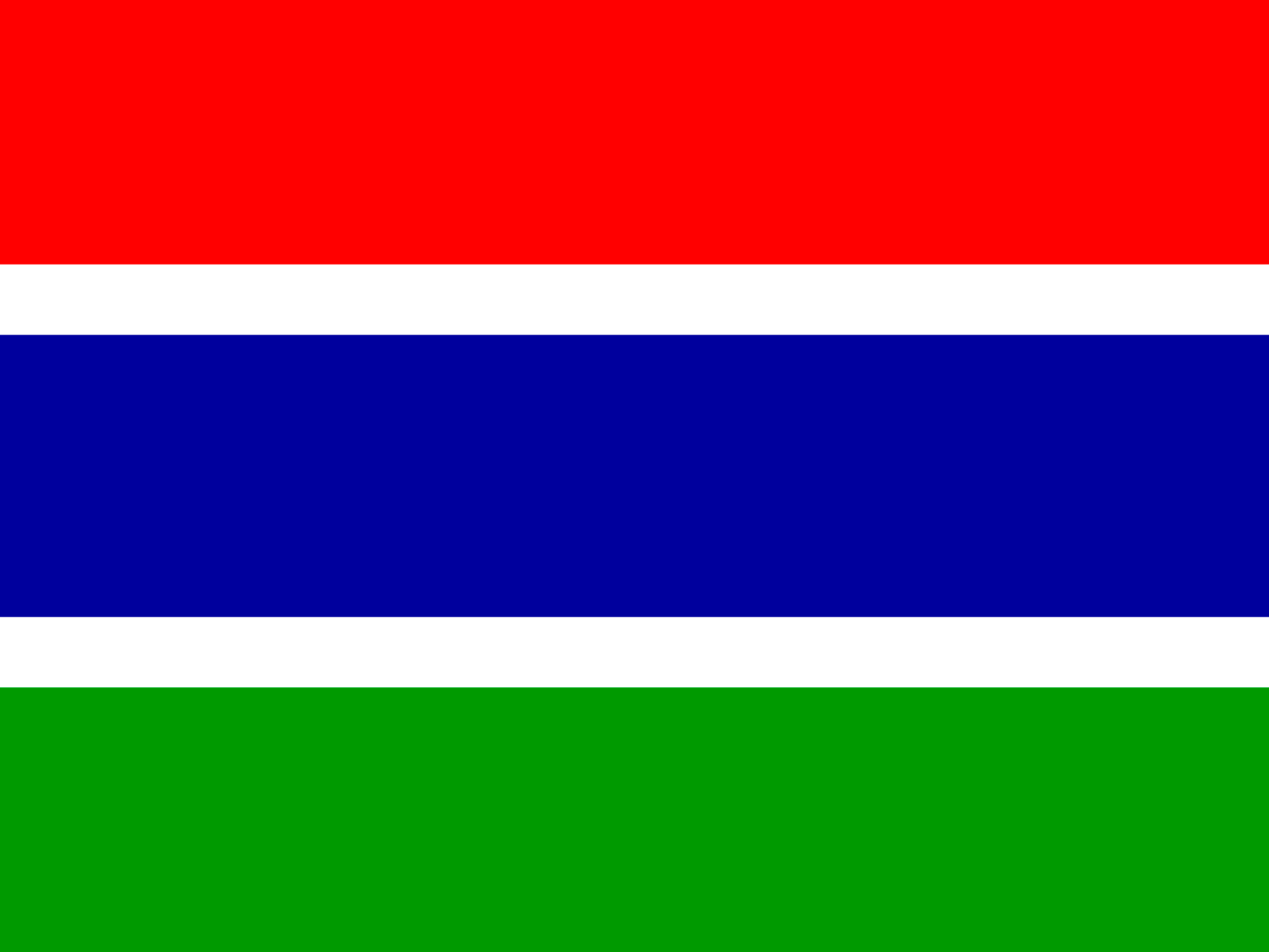 Gambia flagg