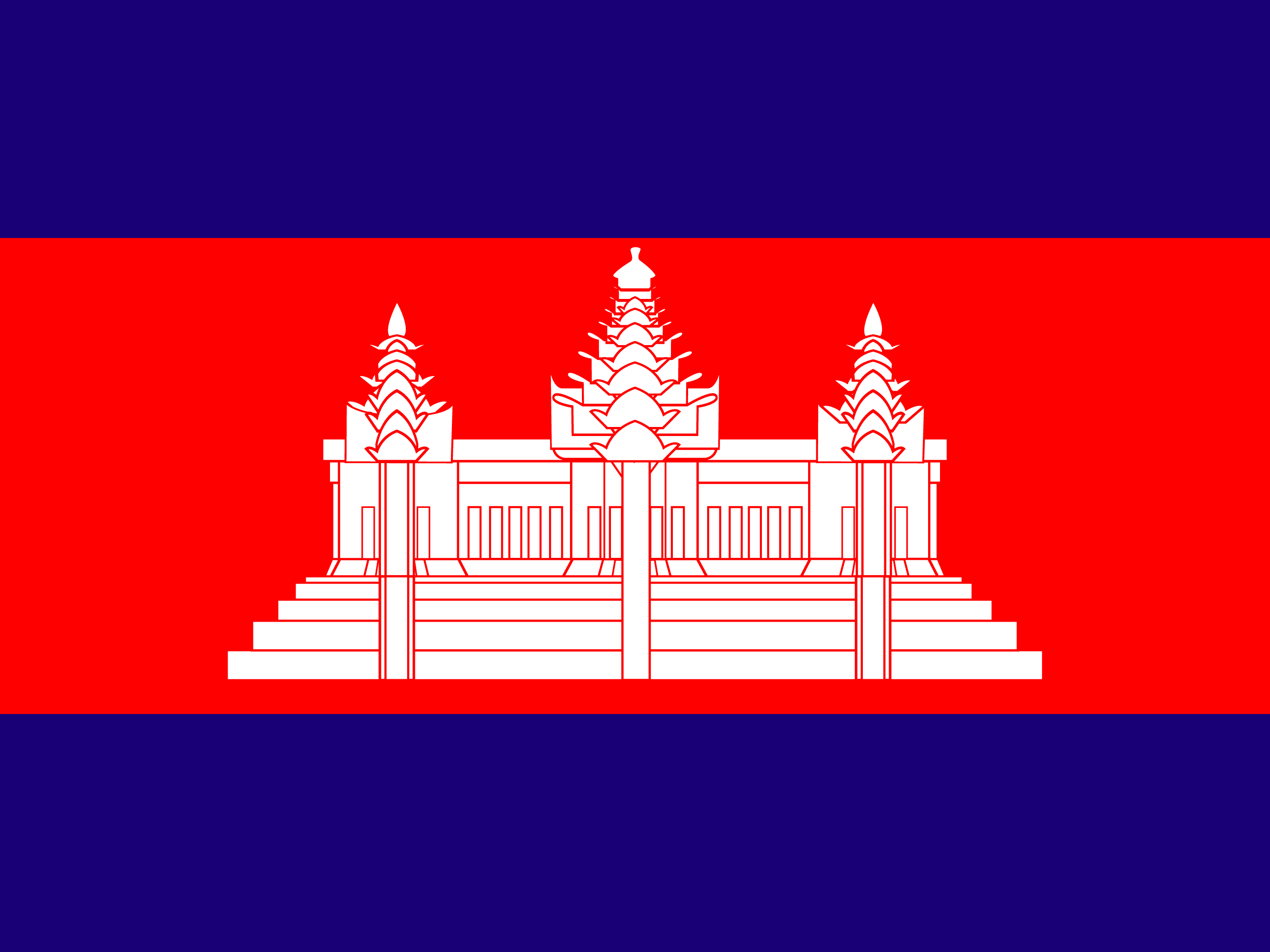 Kambodsja flagg