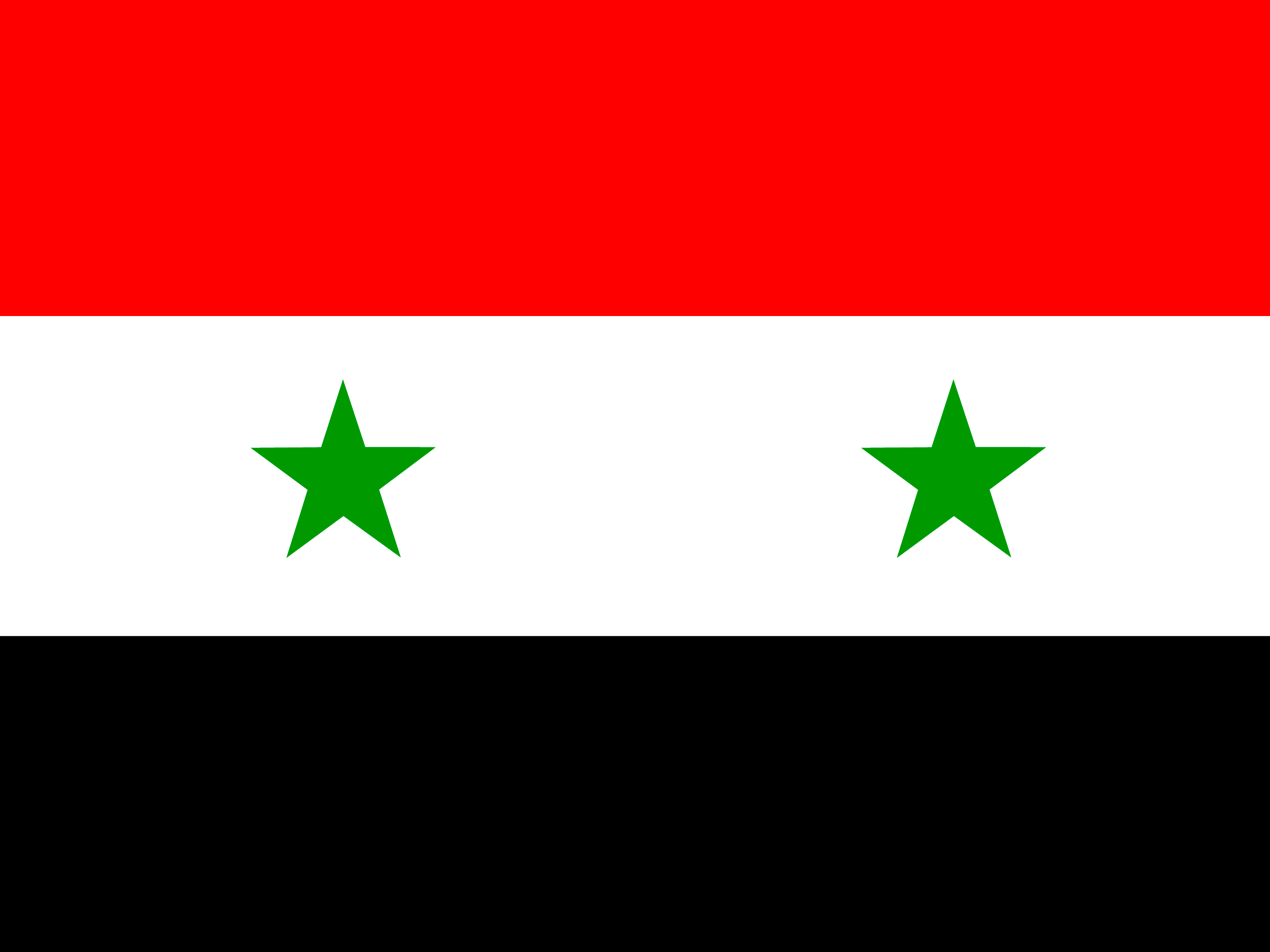Syria flagg