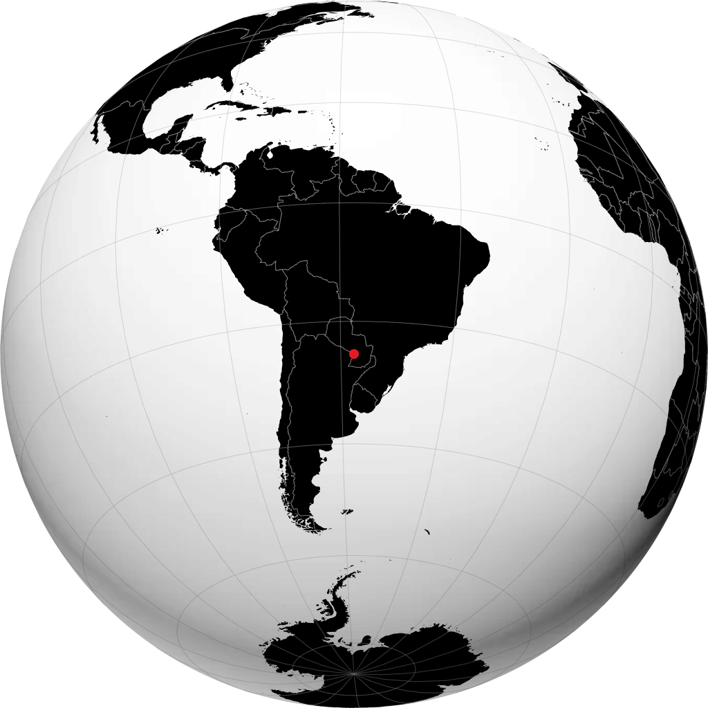 Asunción på globusen