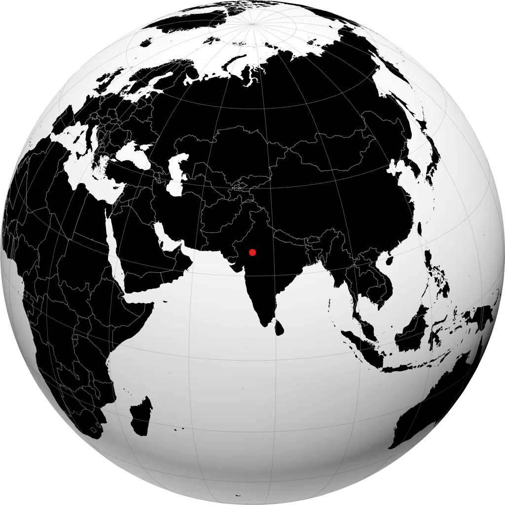 Bhilwara på globusen