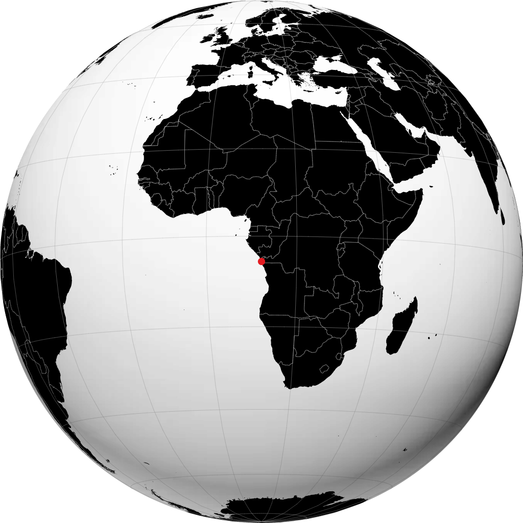 Cabinda på globusen