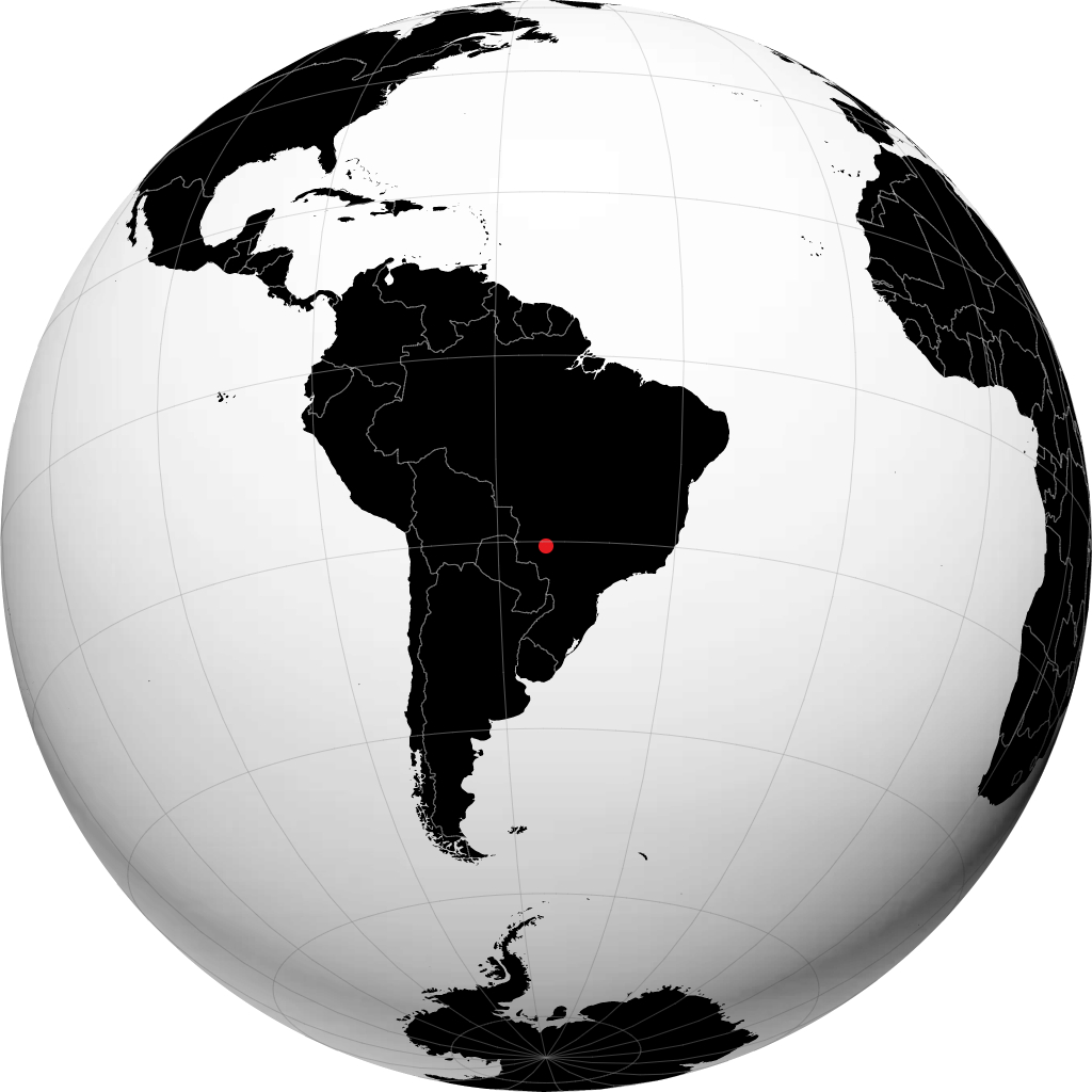 Campo Grande på globusen