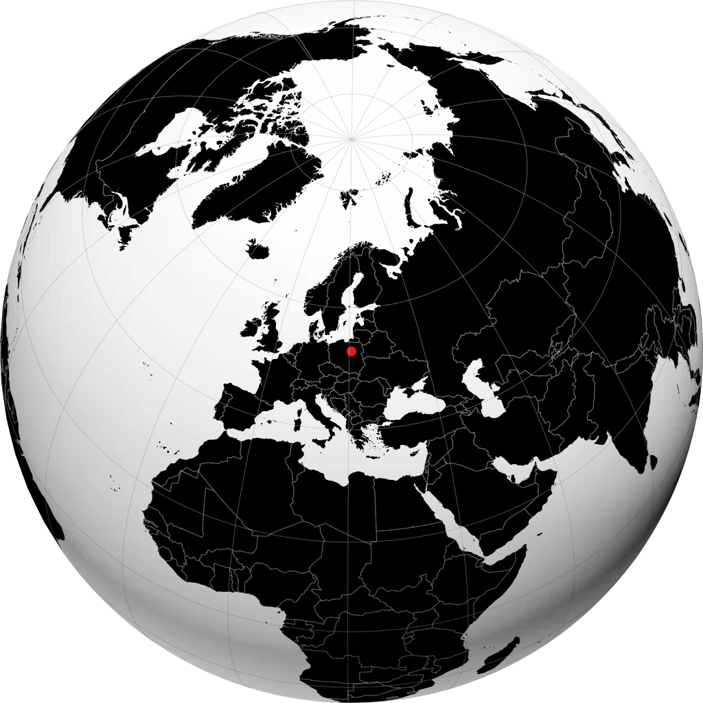 Ciechanów på globusen