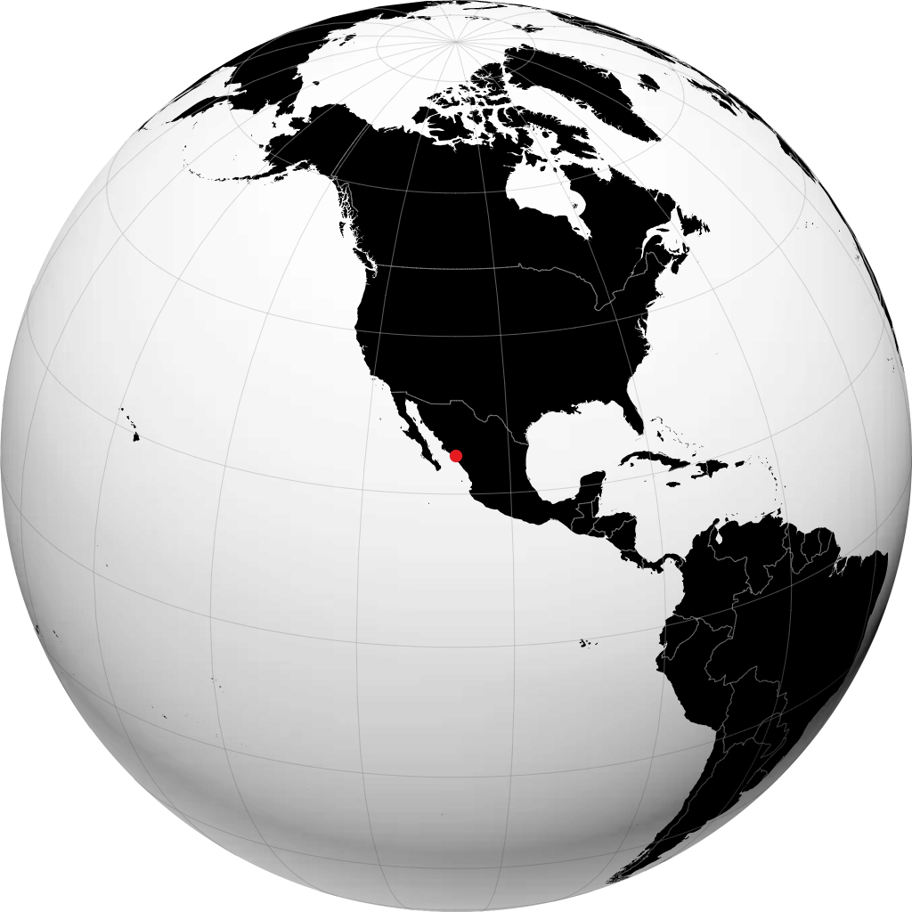 Culiacán på globusen
