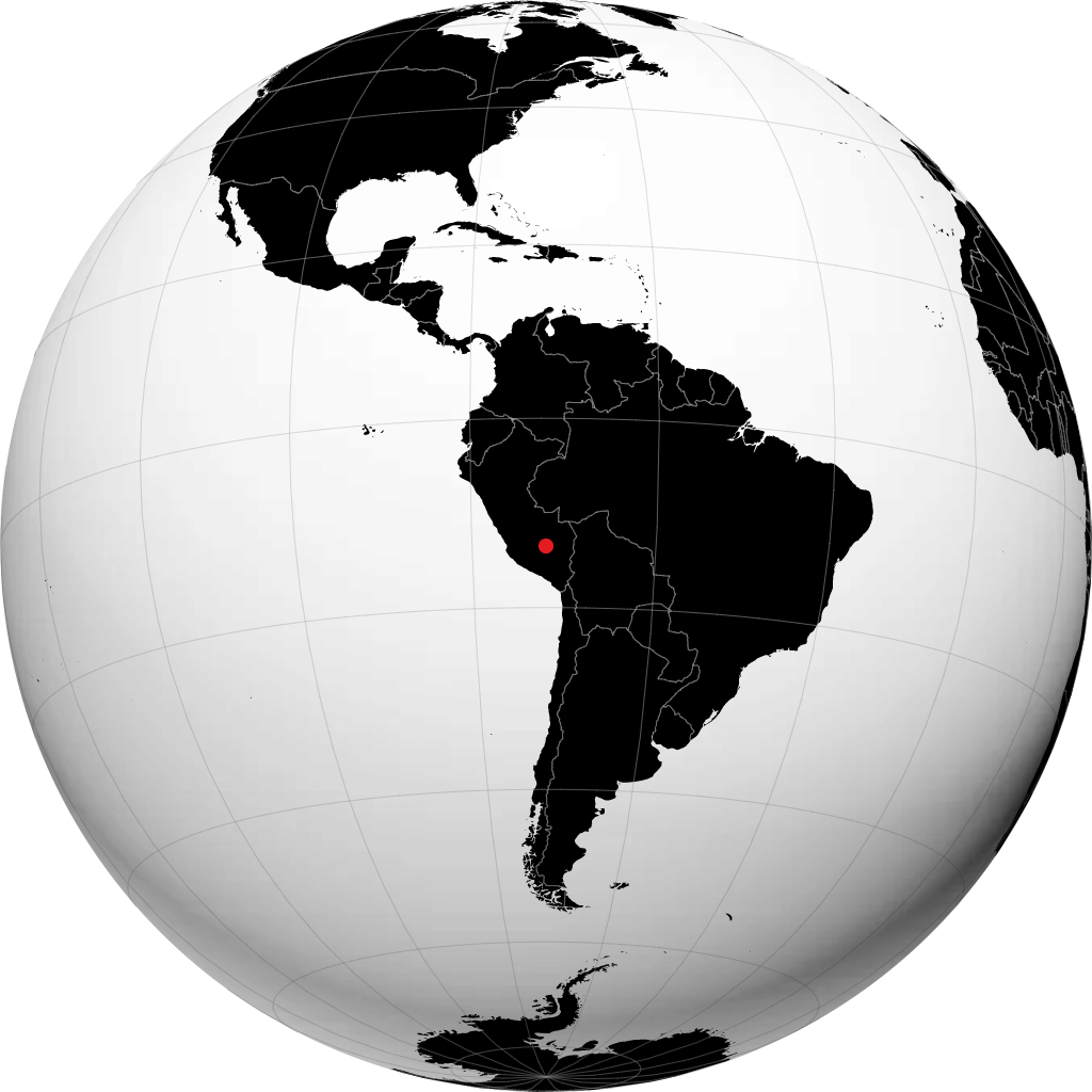 Cusco på globusen