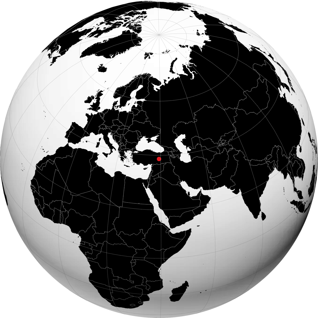 Elâzığ på globusen