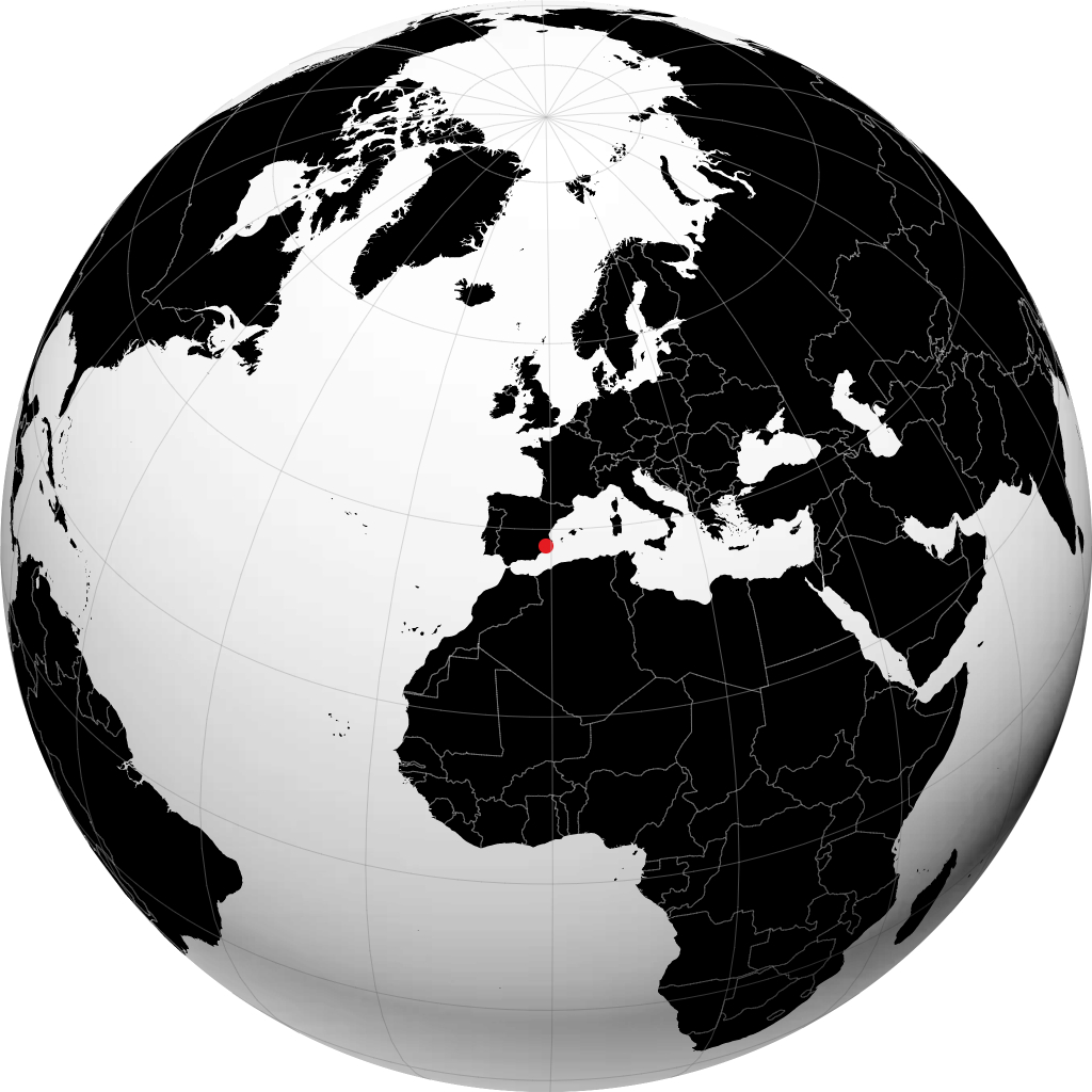 Elche på globusen
