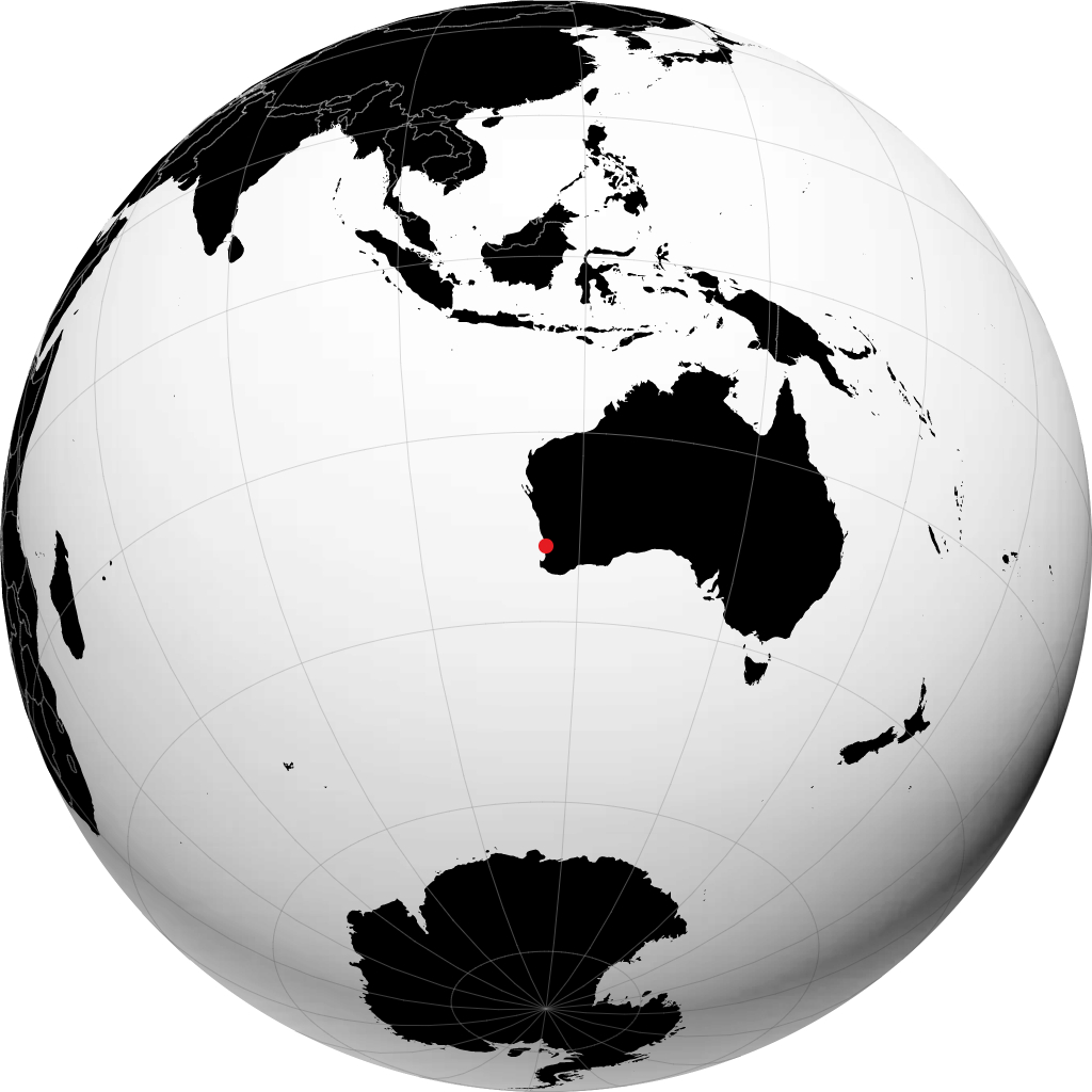 Fremantle på globusen