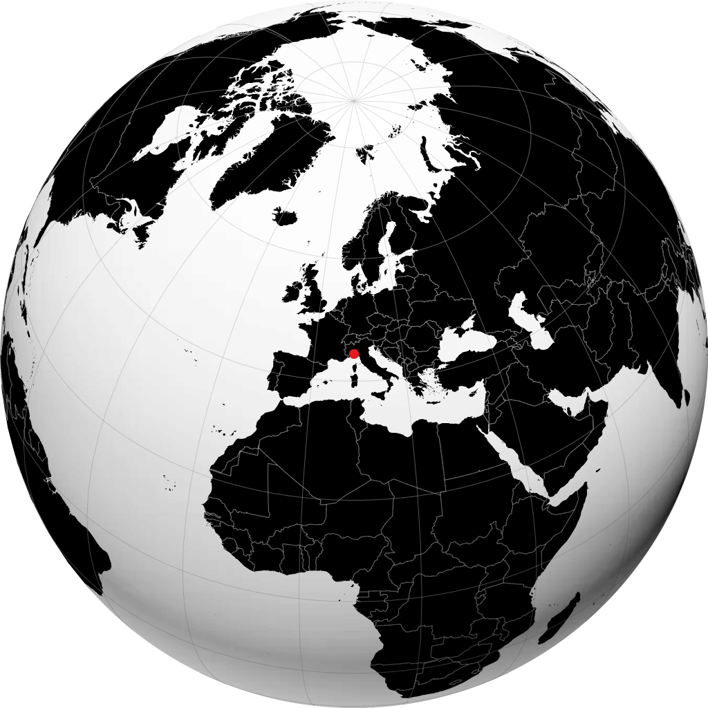 Genoa på globusen
