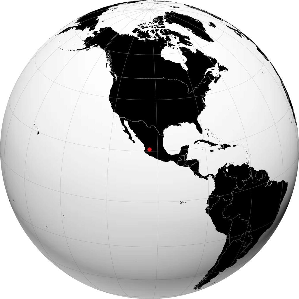 Guadalajara på globusen