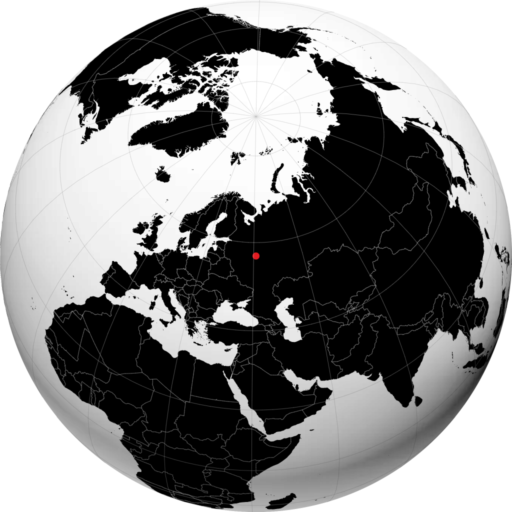 Ivanovo på globusen