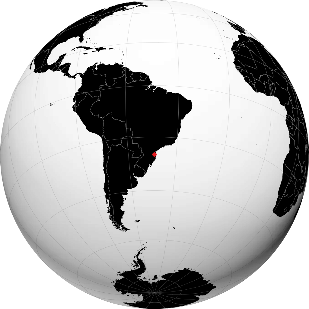 Jaraguá do Sul på globusen