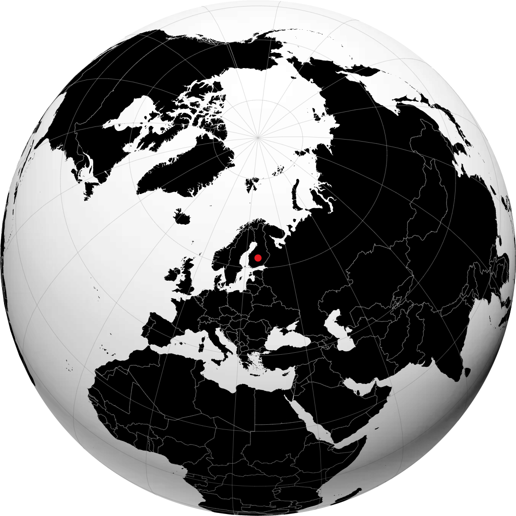 Jyväskylä på globusen