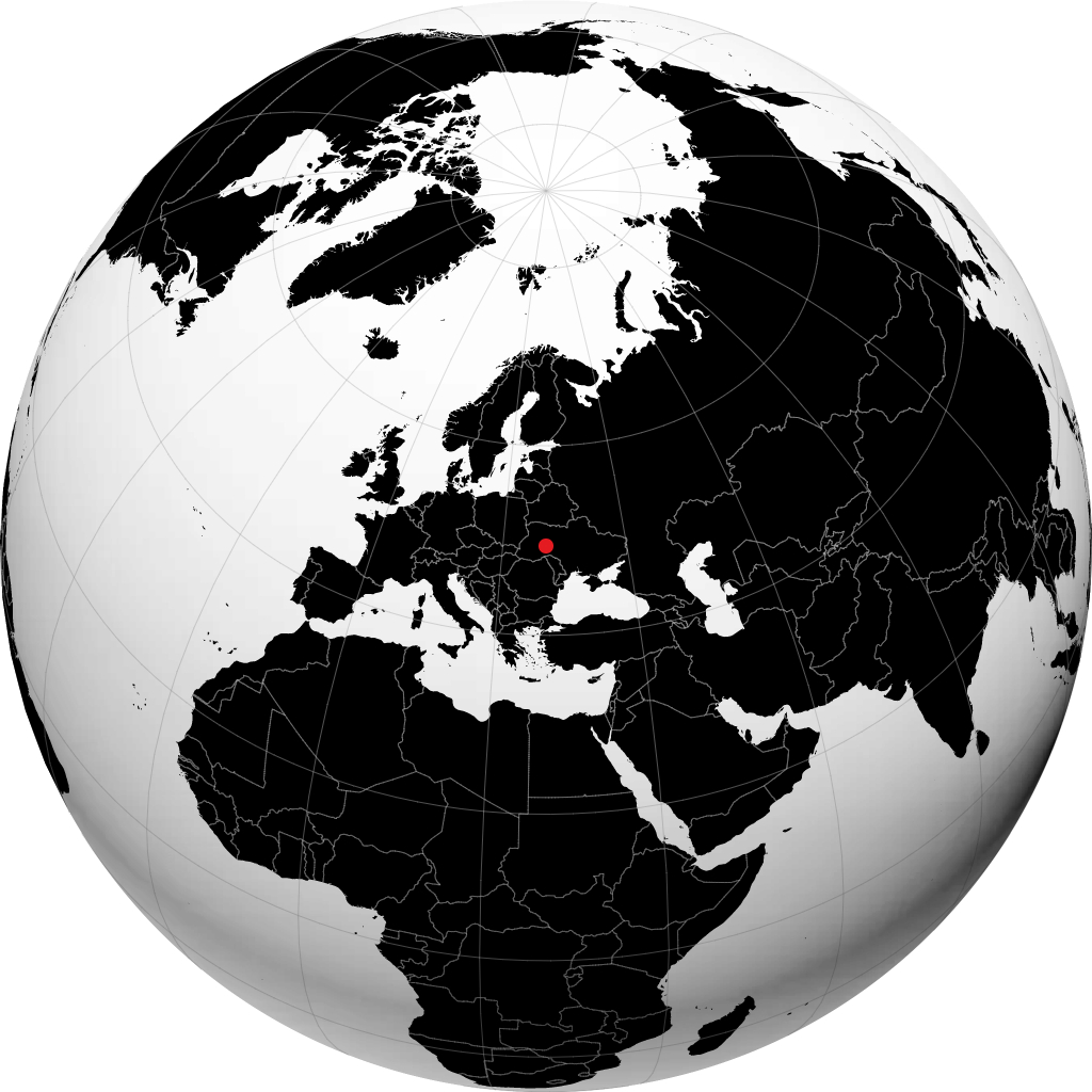 Khmelnytskyy på globusen