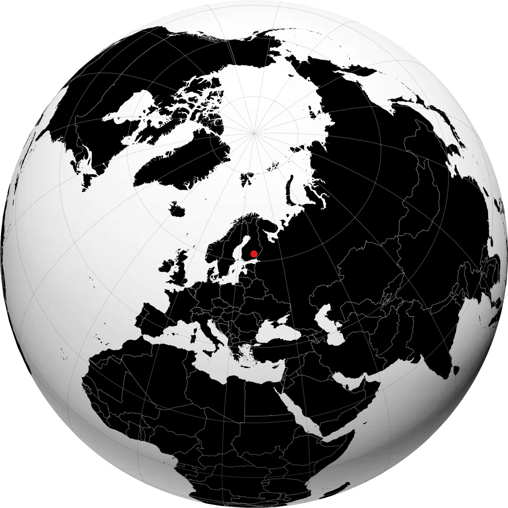 Mikkeli på globusen