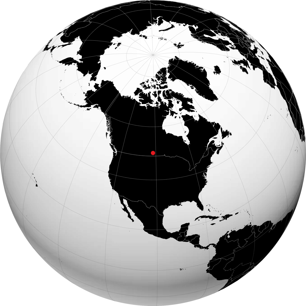 Moosomin på globusen