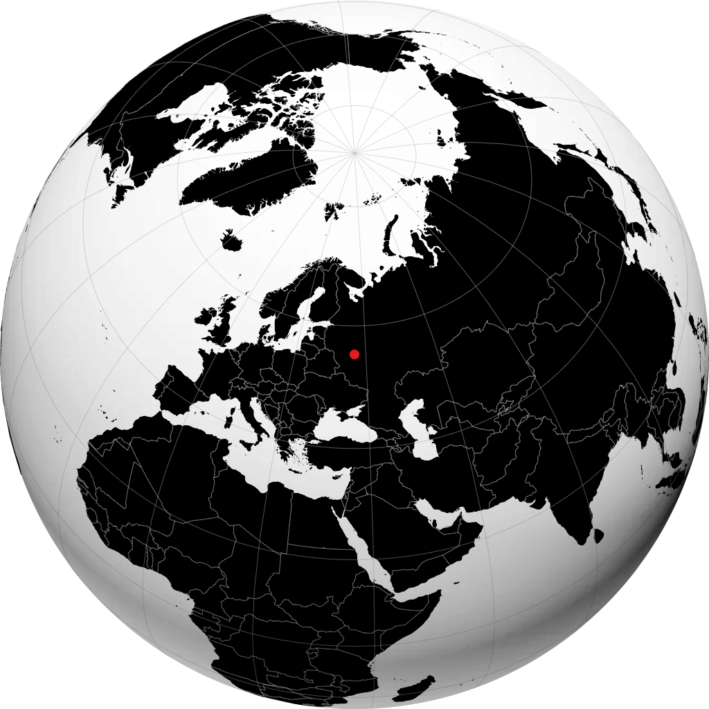Naro-Fominsk på globusen