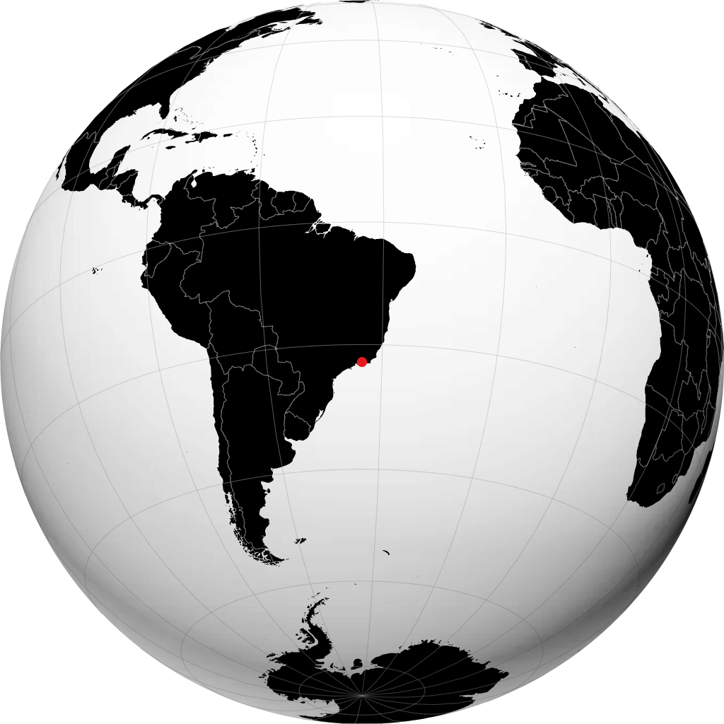 Nova Iguaçu på globusen