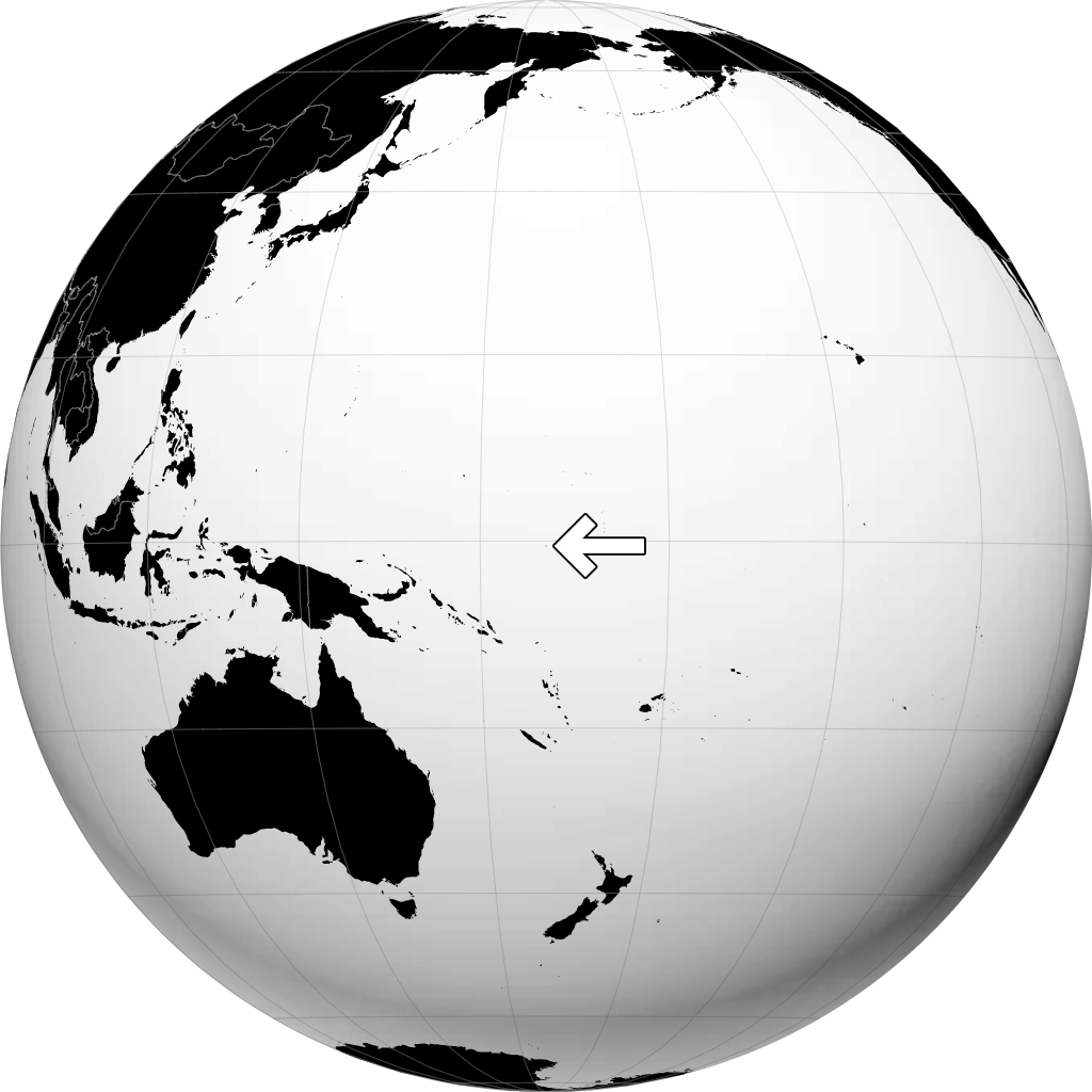 Nauru på globusen