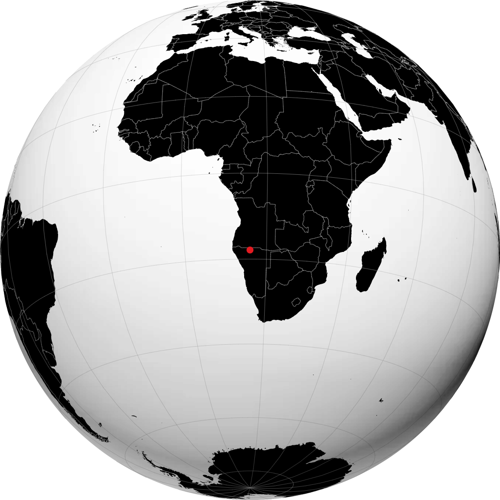 Ondangwa på globusen