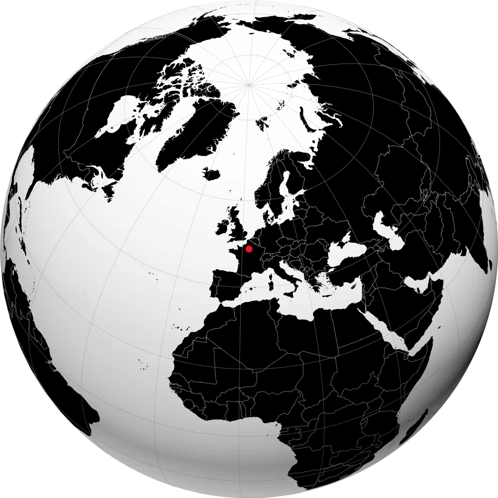 Paris på globusen