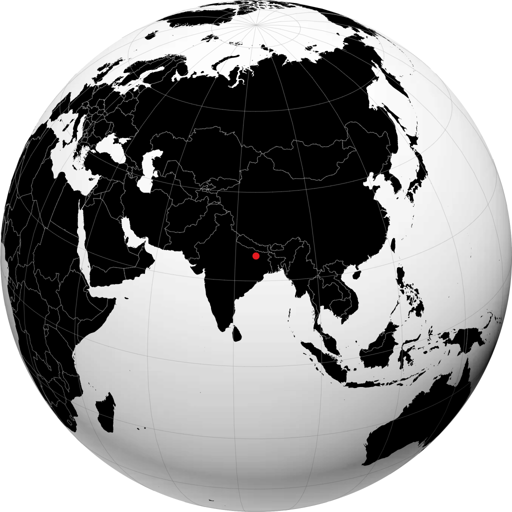 Patna på globusen
