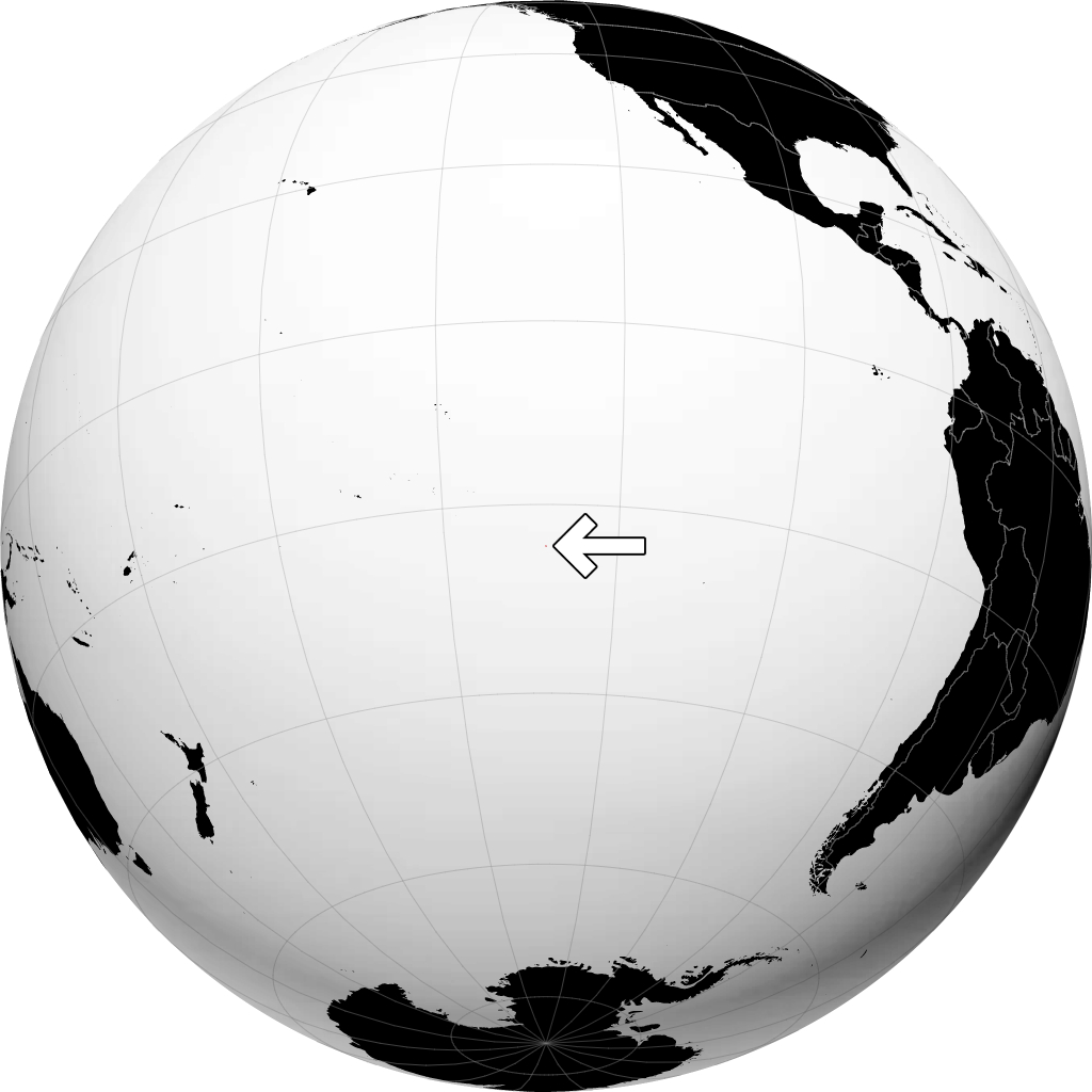 Pitcairnøyene på globusen