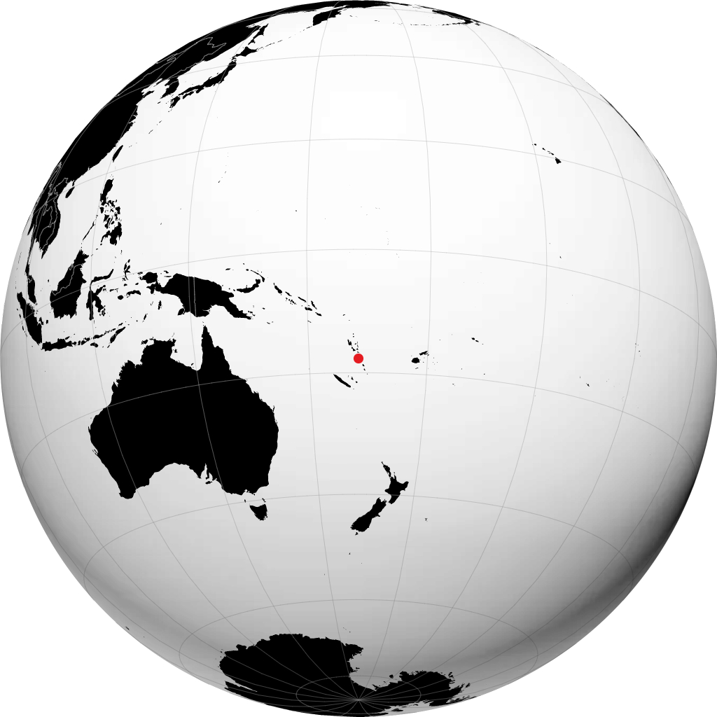Port Vila på globusen
