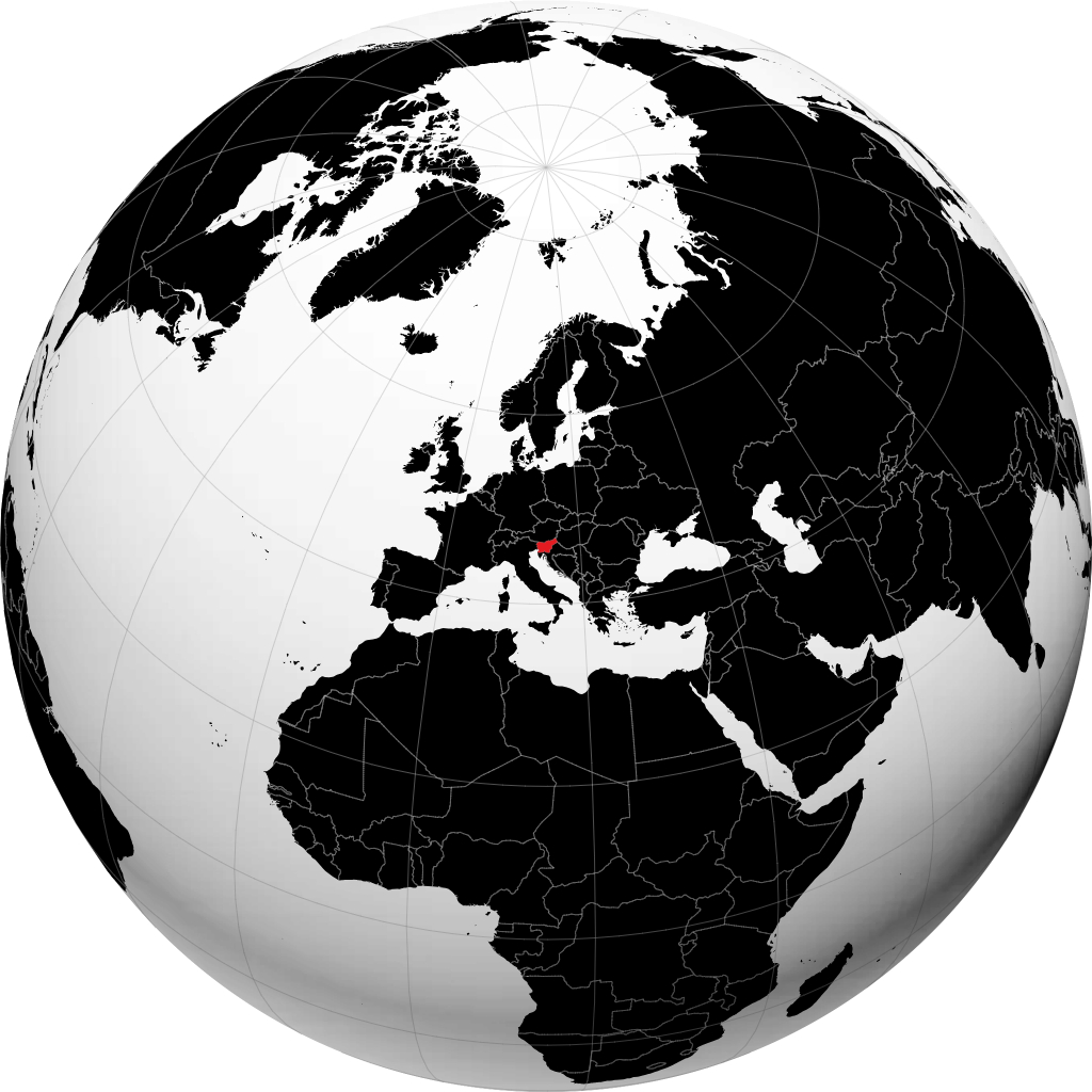Slovenia på globusen