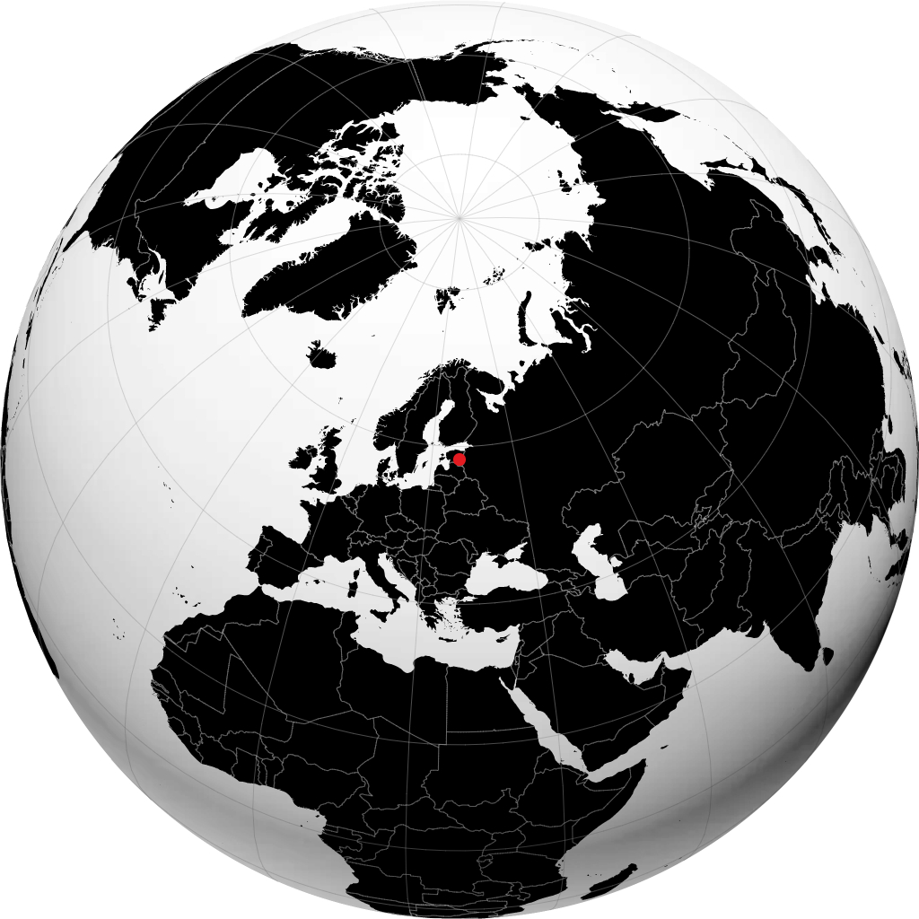 Tartu på globusen