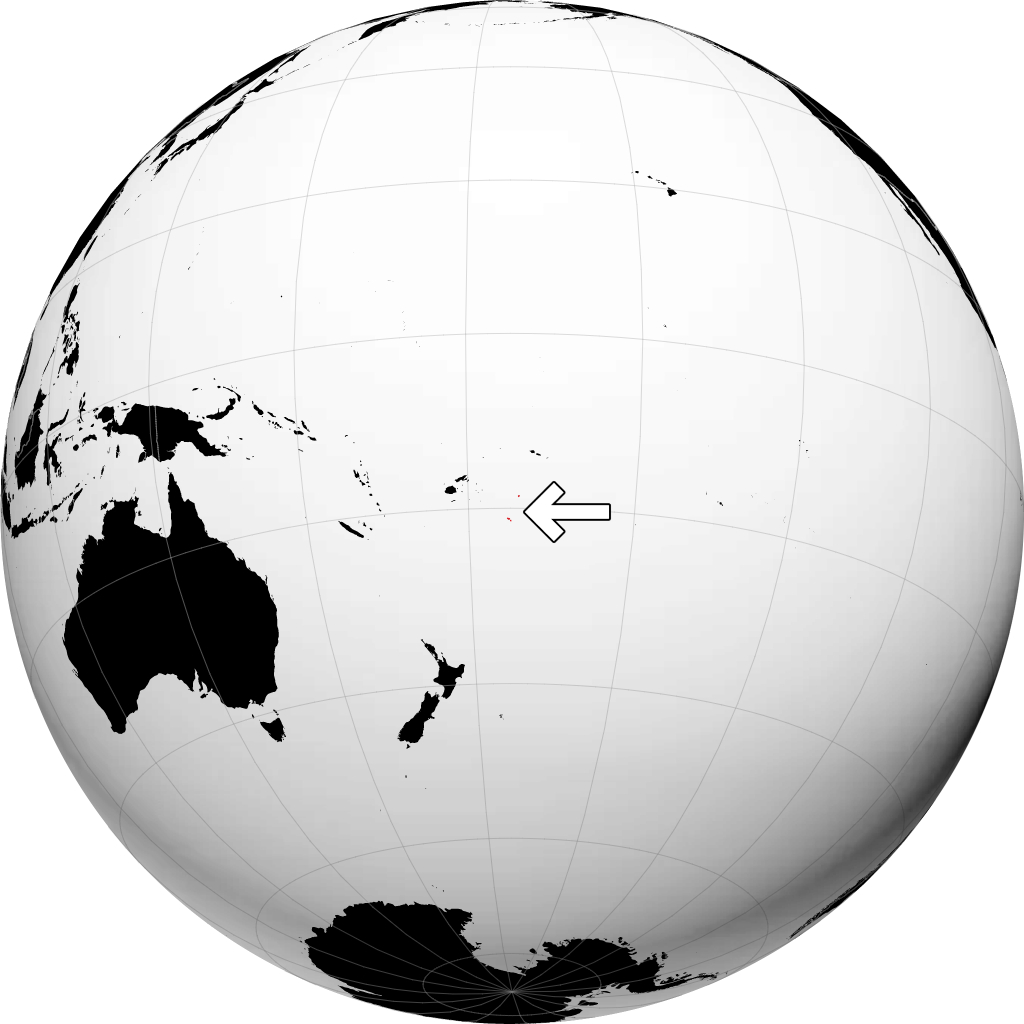Tonga på globusen