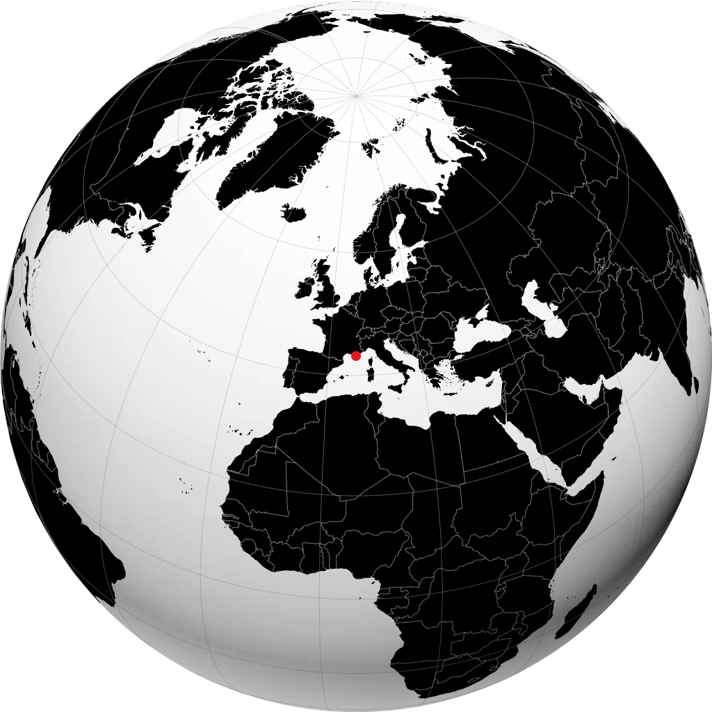 Toulon på globusen