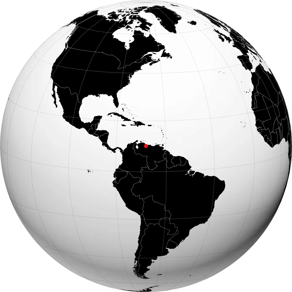 Valencia på globusen