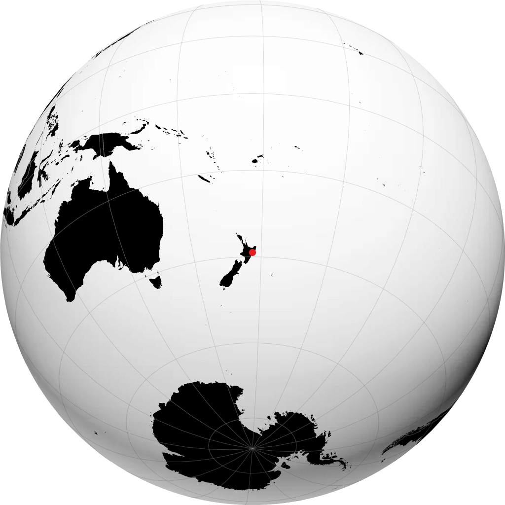 Wairoa på globusen