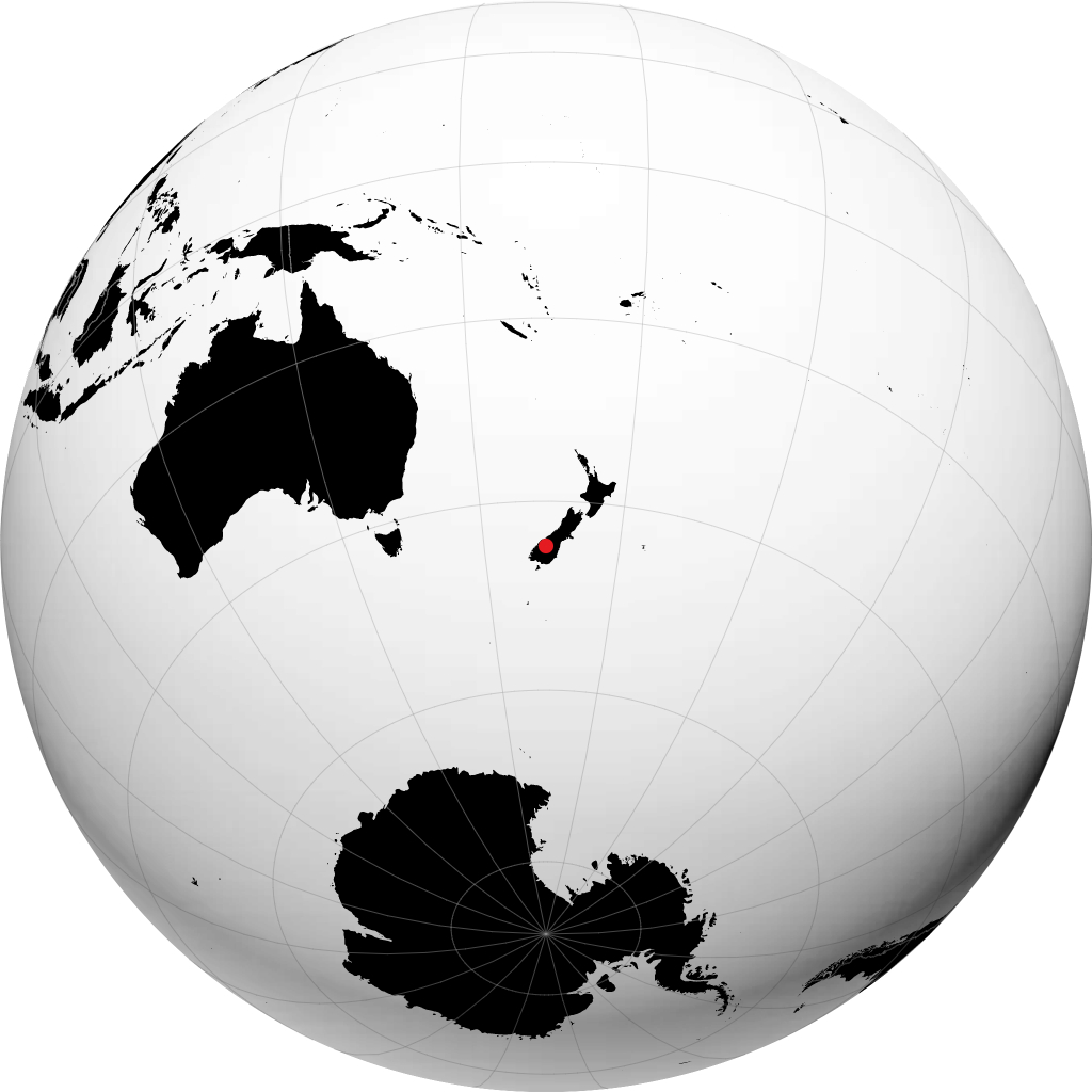 Wanaka på globusen