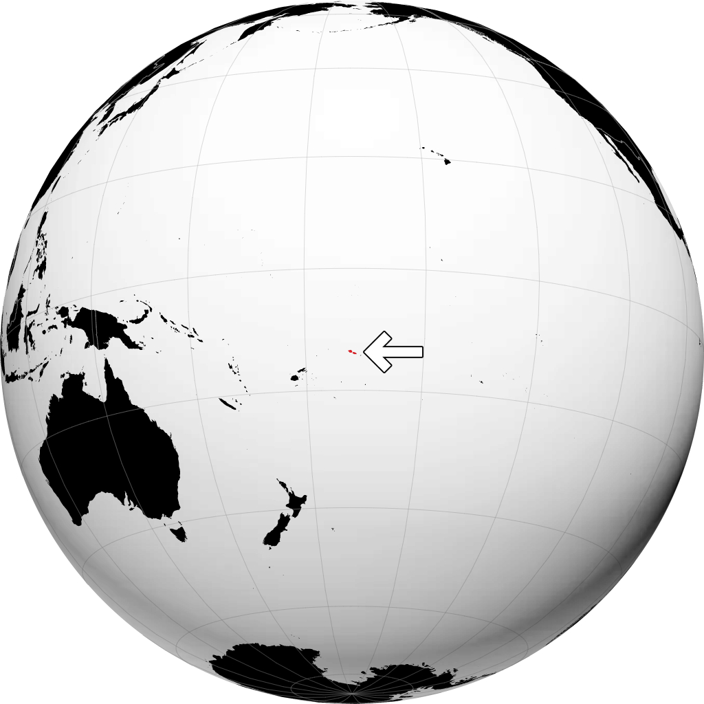 Samoa på globusen