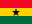 Ghana flagg