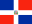 Den dominikanske republikk flagg